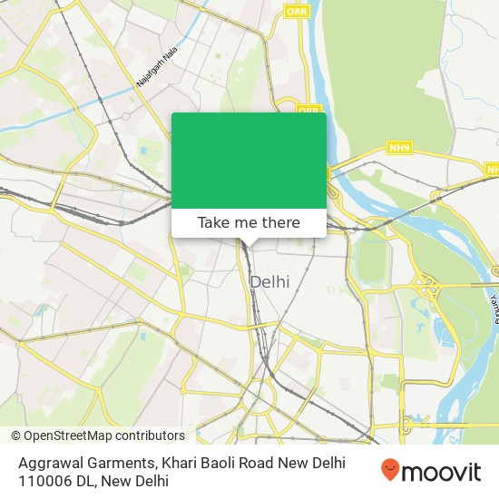 Aggrawal Garments, Khari Baoli Road New Delhi 110006 DL map