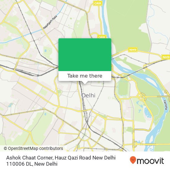 Ashok Chaat Corner, Hauz Qazi Road New Delhi 110006 DL map