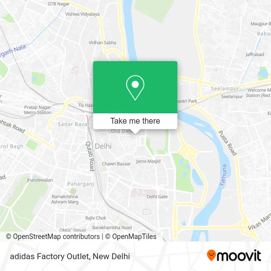 adidas Factory Outlet map