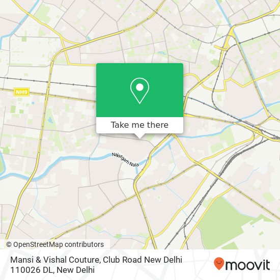 Mansi & Vishal Couture, Club Road New Delhi 110026 DL map
