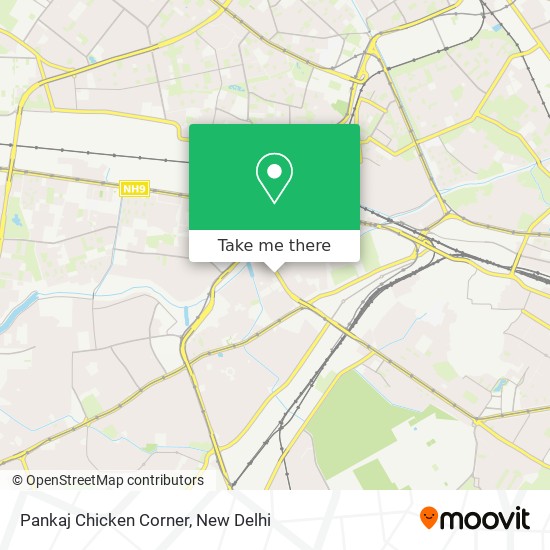 Pankaj Chicken Corner map