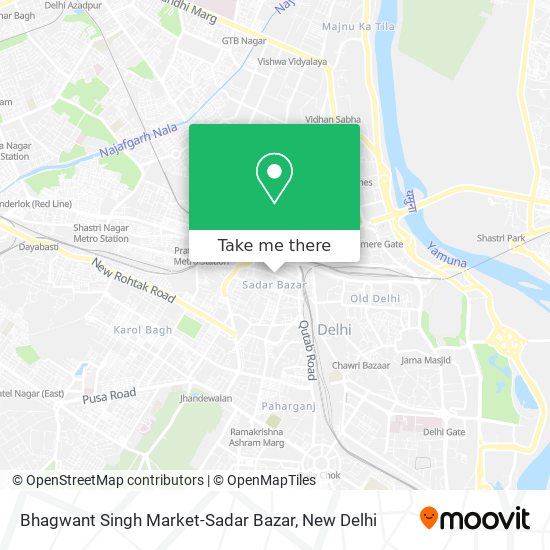 Bhagwant Singh Market-Sadar Bazar map