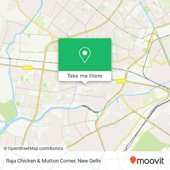 Raja Chicken & Mutton Corner, No. 385 Galli New Delhi 110063 DL map