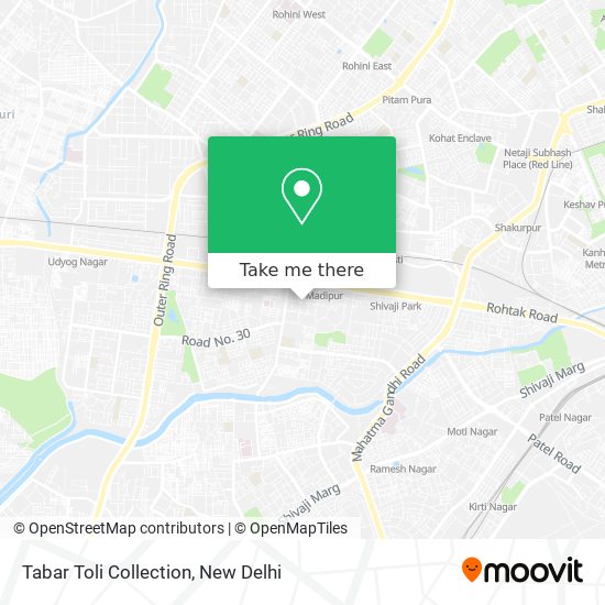 Tabar Toli Collection map