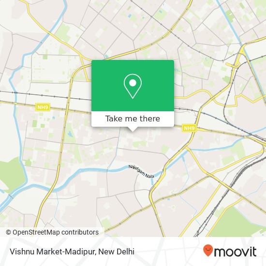 Vishnu Market-Madipur map