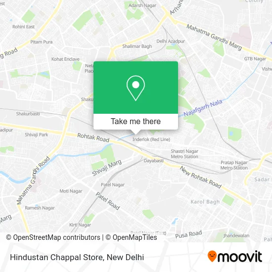 Hindustan Chappal Store map