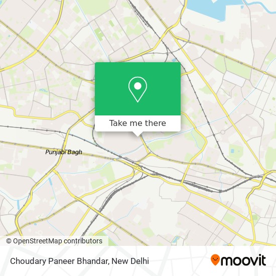 Choudary Paneer Bhandar map