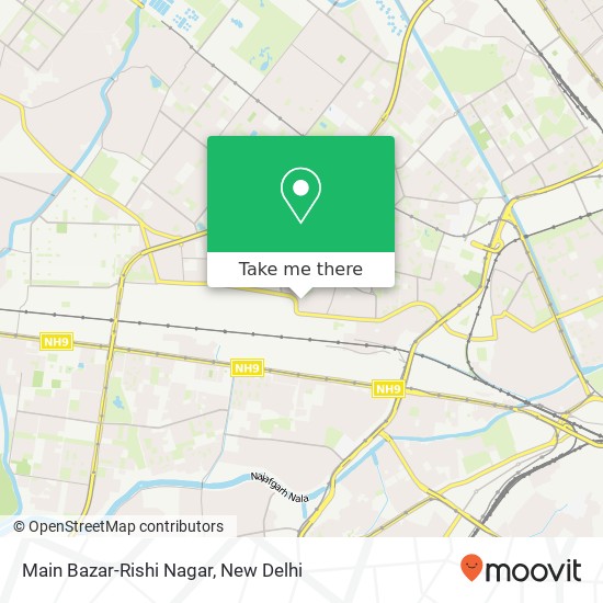 Main Bazar-Rishi Nagar map