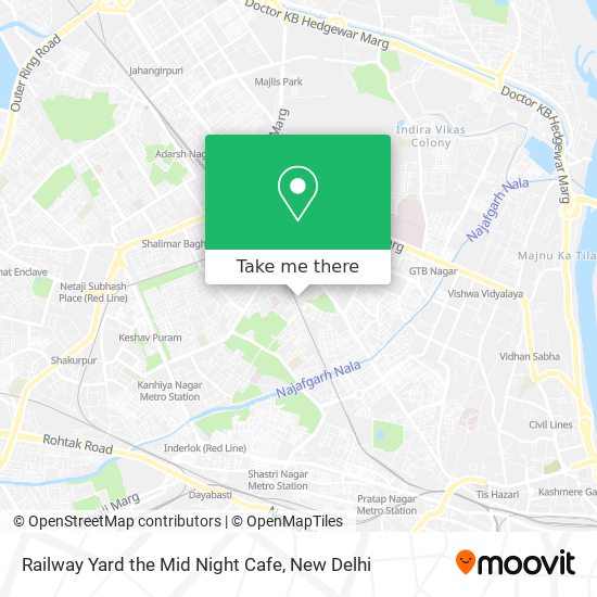 Railway Yard the Mid Night Cafe map