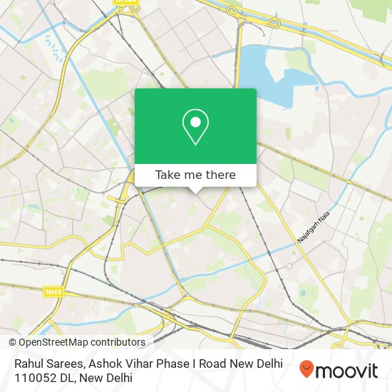 Rahul Sarees, Ashok Vihar Phase I Road New Delhi 110052 DL map