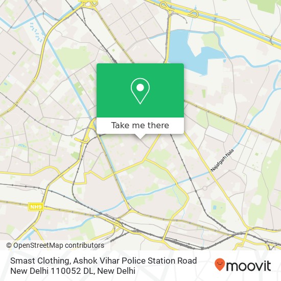 Smast Clothing, Ashok Vihar Police Station Road New Delhi 110052 DL map