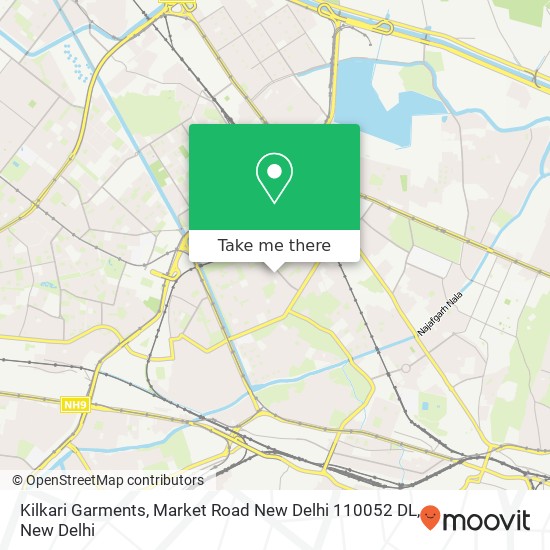 Kilkari Garments, Market Road New Delhi 110052 DL map