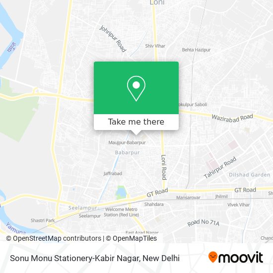 Sonu Monu Stationery-Kabir Nagar map