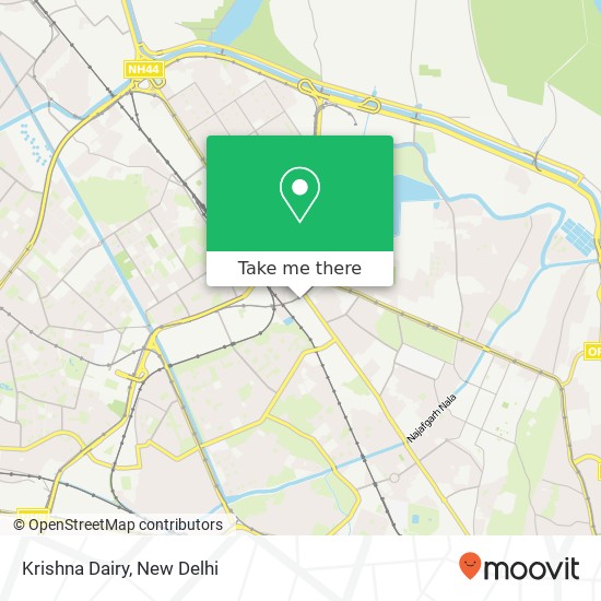 Krishna Dairy, New Delhi 110033 DL map