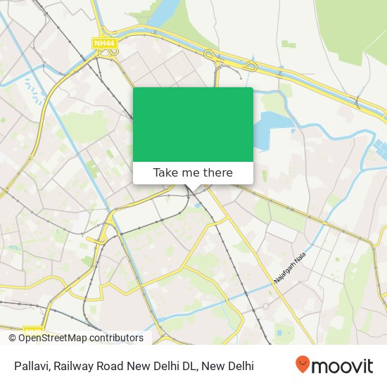 Pallavi, Railway Road New Delhi DL map