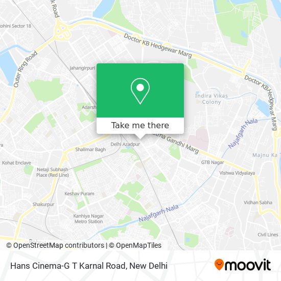 Hans Cinema-G T Karnal Road map