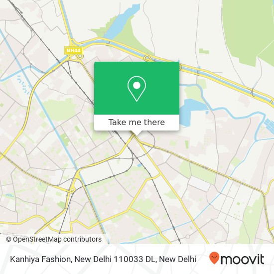 Kanhiya Fashion, New Delhi 110033 DL map