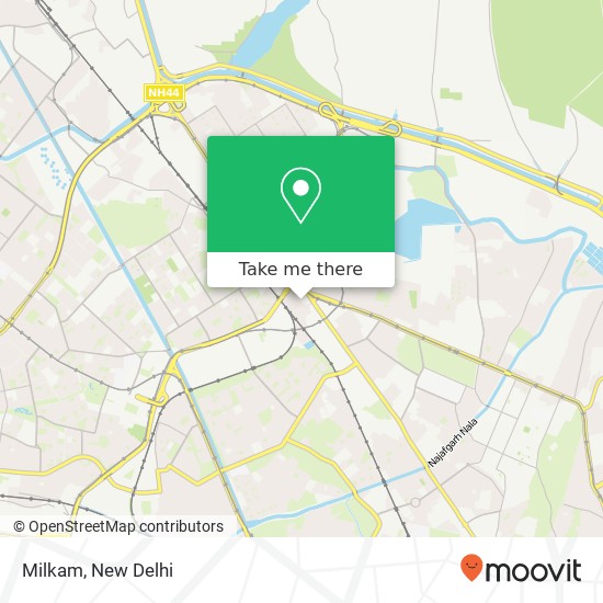 Milkam, New Delhi 110033 DL map