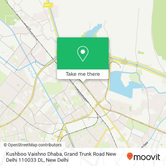 Kushboo Vaishno Dhaba, Grand Trunk Road New Delhi 110033 DL map