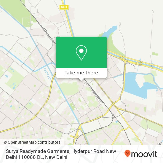 Surya Readymade Garments, Hyderpur Road New Delhi 110088 DL map