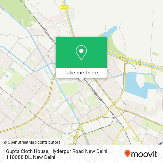 Gupta Cloth House, Hyderpur Road New Delhi 110088 DL map