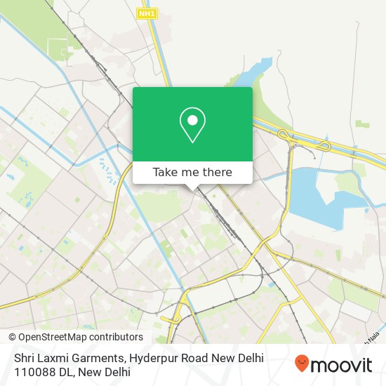 Shri Laxmi Garments, Hyderpur Road New Delhi 110088 DL map