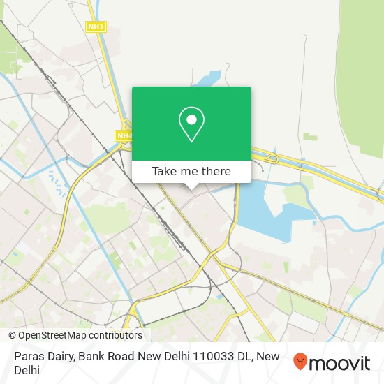 Paras Dairy, Bank Road New Delhi 110033 DL map