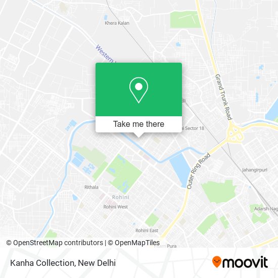 Kanha Collection map