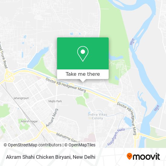 Akram Shahi Chicken Biryani map