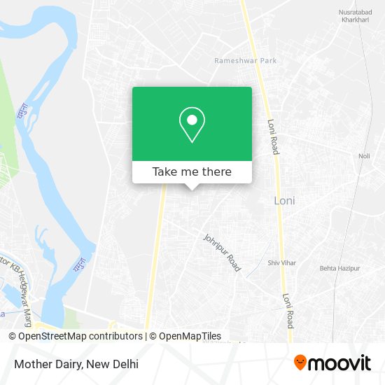 Mother Dairy map