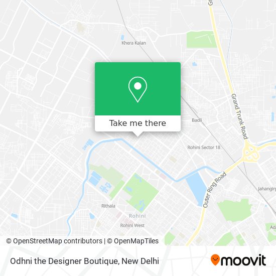 Odhni the Designer Boutique map