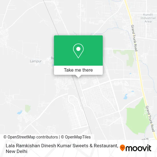 Lala Ramkishan Dinesh Kumar Sweets & Rest map