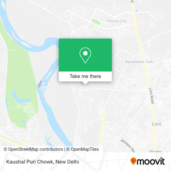 Kaushal Puri Chowk map