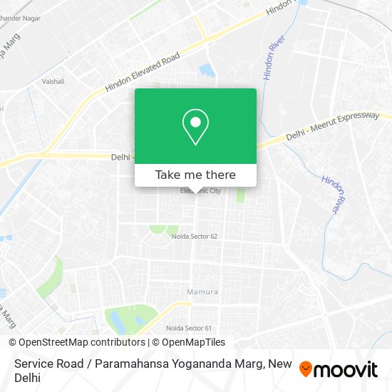 Service Road / Paramahansa Yogananda Marg map