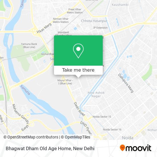 Bhagwat Dham Old Age Home map