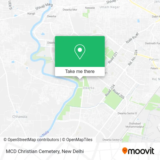 MCD Christian Cemetery map