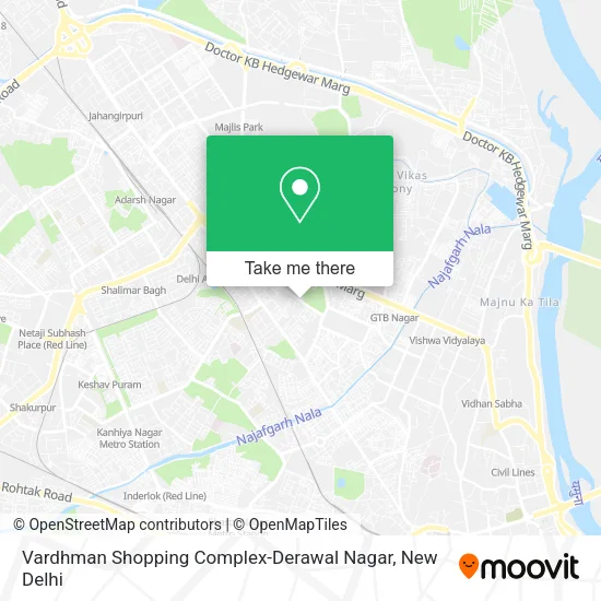 Vardhman Shopping Complex-Derawal Nagar map