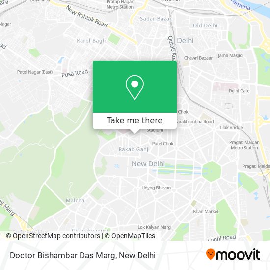 Doctor Bishambar Das Marg map