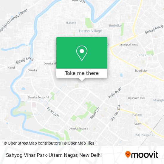 Sahyog Vihar Park-Uttam Nagar map