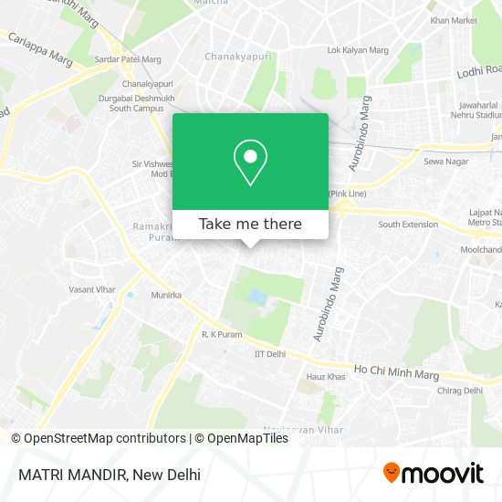 MATRI MANDIR map