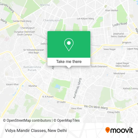 Vidya Mandir Classes map