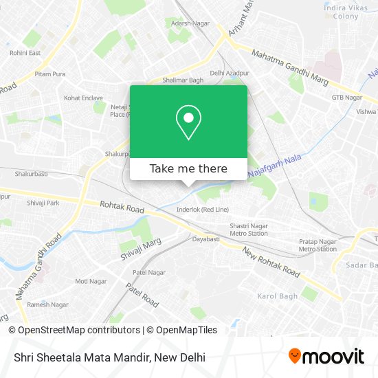 Shri Sheetala Mata Mandir map
