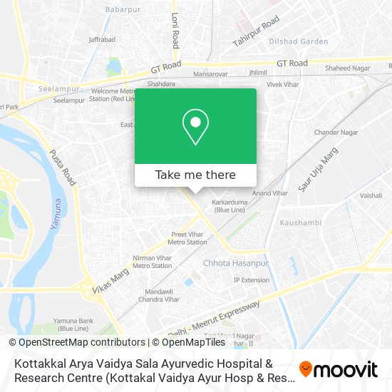 Kottakkal Arya Vaidya Sala Ayurvedic Hospital & Research Centre map