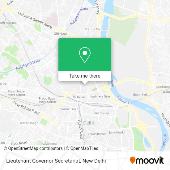 Lieutenant Governor Secretariat map