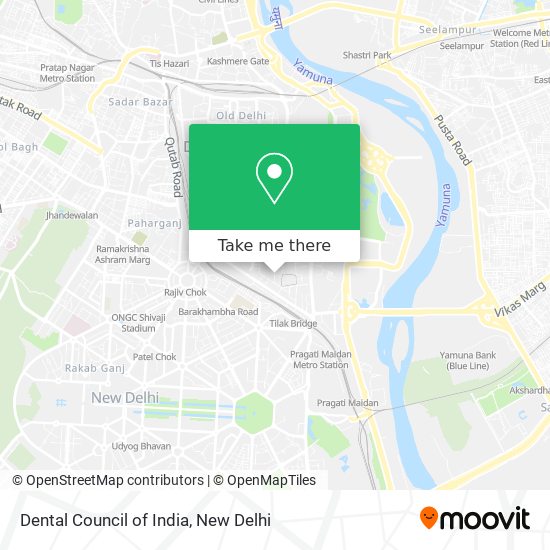 Dental Council of India map