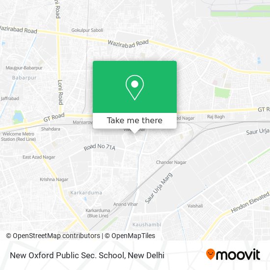 New Oxford Public Sec. School map
