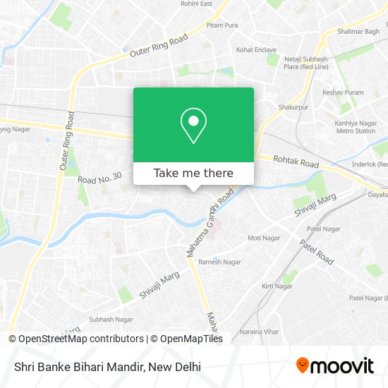Shri Banke Bihari Mandir map