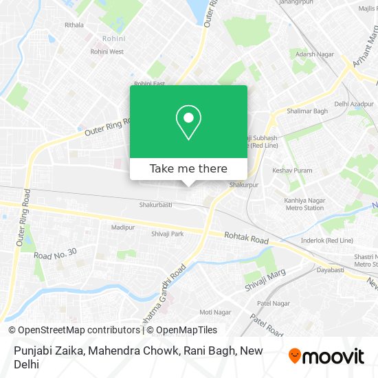 Punjabi Zaika, Mahendra Chowk, Rani Bagh map