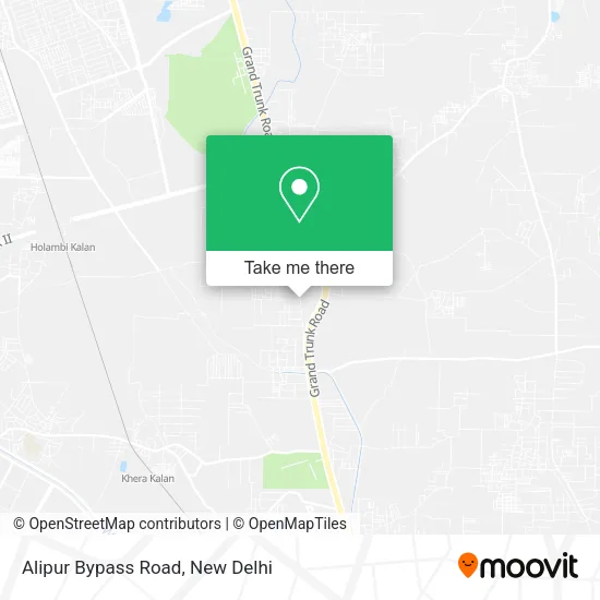 Alipur Bypass Road map