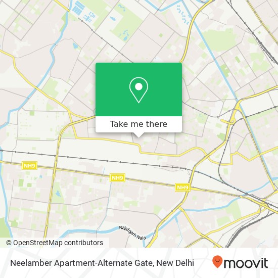 Neelamber Apartment-Alternate Gate map
